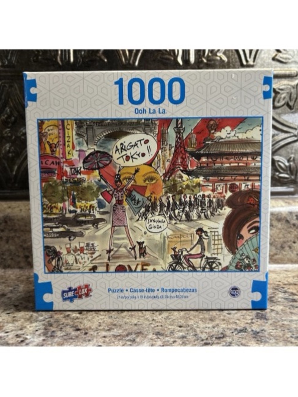 NEW Sure Lox 1000 Piece Puzzle Ooh La La Arigato Tokyo Pop Art